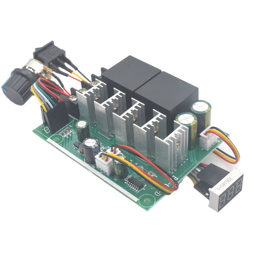 Мотор Модуль привода Контроллер скорости постоянного тока Переключатель Цифровая трубка Цифровой Тахометр перевернутый 12V24V
