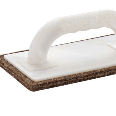 280*140*10mm黑色毛毡材质底板塑料手柄抹泥板