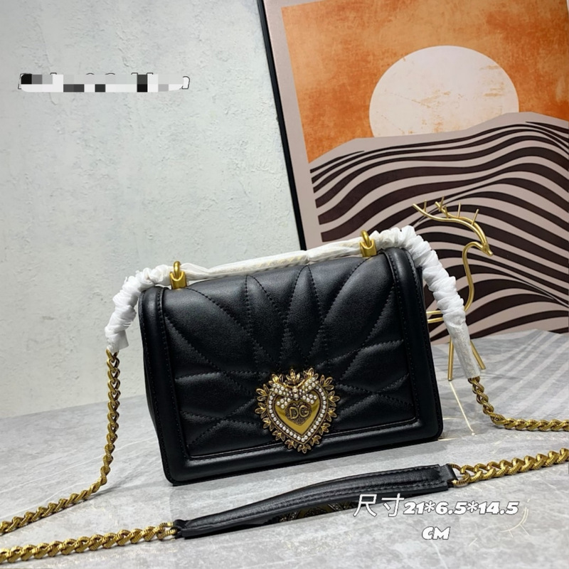 D&G High-Quality Women's Bag Made of First-Layer Cowhide, Single-Piece Crossbody Fashion Versatile Women's Handbag