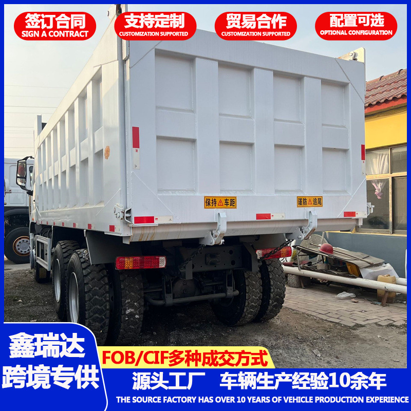 Howo Nx Rear-Eight-Wheel Dump Truck 6×4, Soil Transport Vehicle, Mining Sand and Gravel Heavy-Duty Engineering Dump Truck