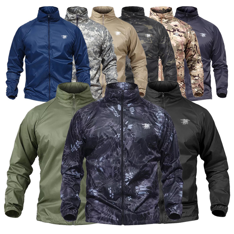 Thin quick dry breathable summer windbreaker
