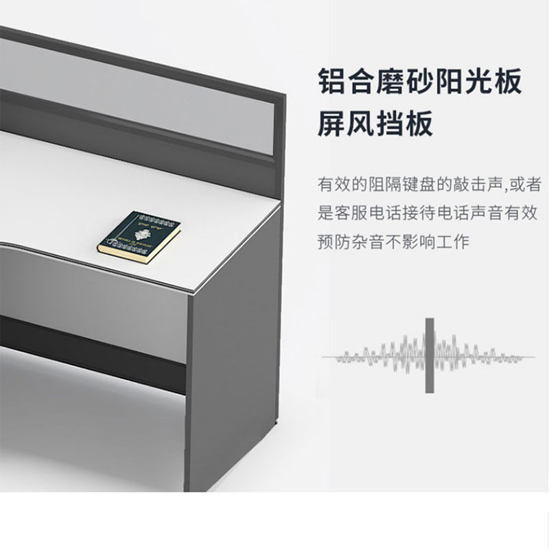 W! Office Desk and Chair Set, Simple Modern, Employee 2/4/6 Person Positions, Computer Desk, Office, Finance, Partition Screen