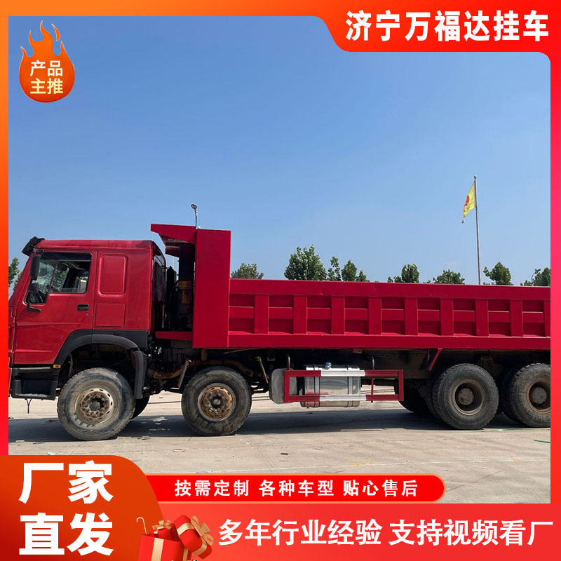 Transfer Right Cockpit Mine Engineering Vehicle 10 Wheel Slag Transport Truck 371 Hp Dump Garbage Truck