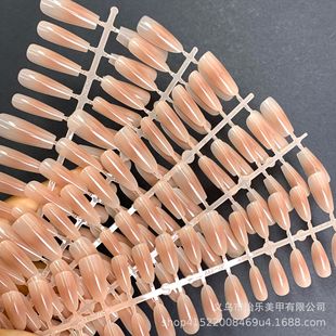 Hand-worn armour semi-finished autumn and winter prefabricated blush armour gradient nail polish glue hand-sprayed wholesale nail slices