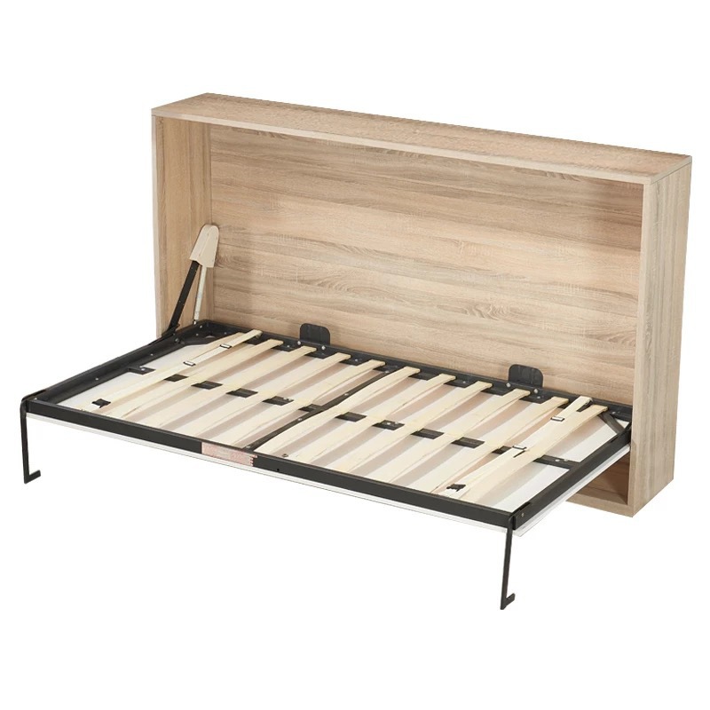 Ventas transfronterizas en caliente lateral cama invisible cama de pared accesorios de hardware eléctricos dobles plegables ocultos cama giratoria comercio exterior