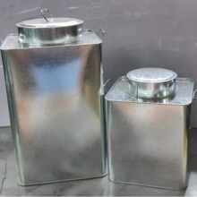 茶叶罐子大罐二斤五斤方形茶罐传统镀锌白铁皮小青柑普洱陈皮茶桶