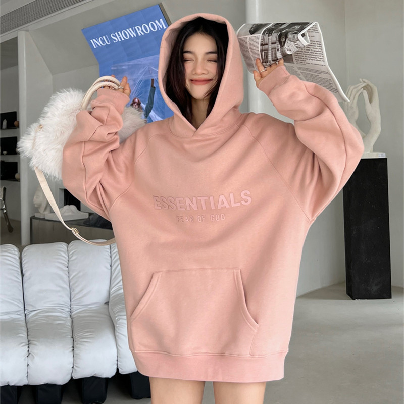ESSENTIALS HHH复线高街潮牌情侣宽松oversize下衣失踪卫衣女春秋