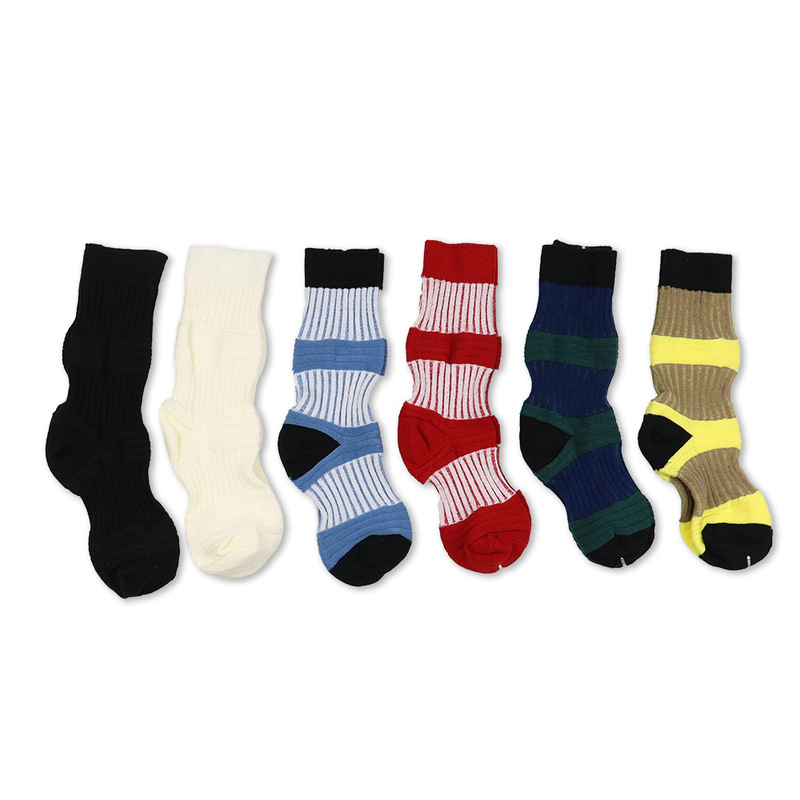 Japanese Niche Trendy Brand Socks Miyake Designer Internet Celebrity Ins Pleated Large Intestine Lantern Socks Men and Women Mid-Calf Socks Cotton