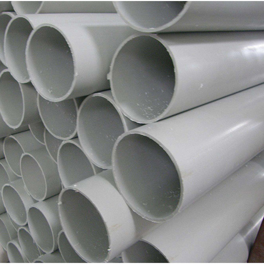 PP管材大口径灰色塑料工业通风管耐高温废弃排烟PP风管