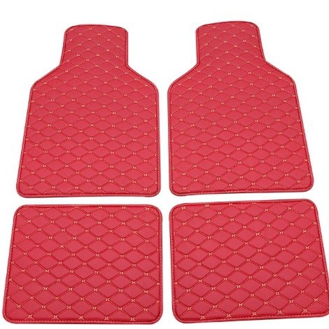 批发代发外贸汽车地毯 亚马逊跨境绗秀脚踏垫右舵PVC汽车通用脚垫