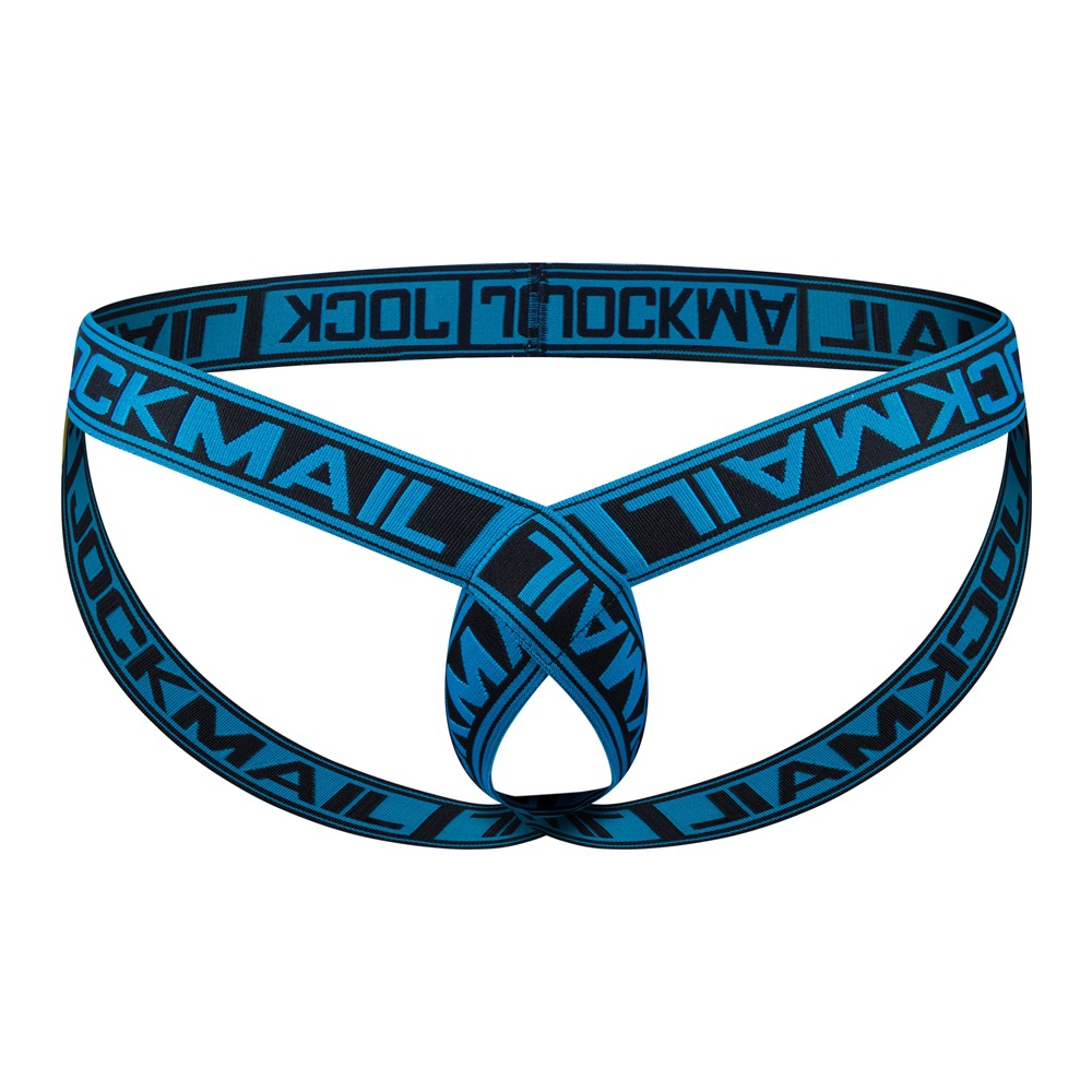 Men's Underwear, Sexy Men's Double Thong, Butt-Lifting Hollow Ring Sexy Thong, Letter Trendy Men