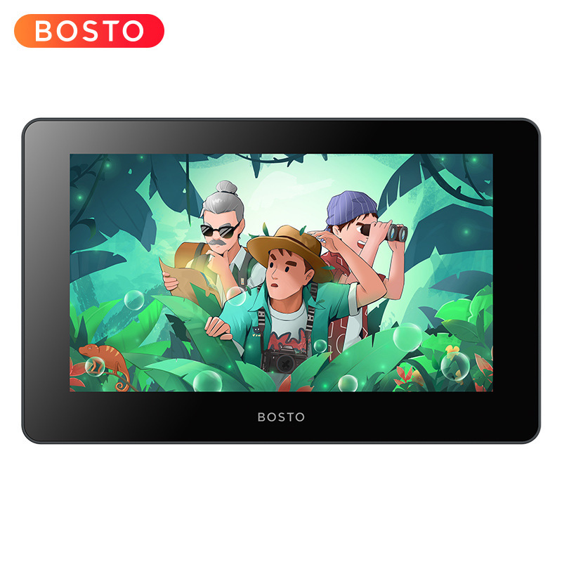 Bosto 12Hd Digital Screen Hand-Painted Screen Computer Drawing Screen Painting Handwriting Screen Hand-Painted Tablet Lcd Digital Tablet