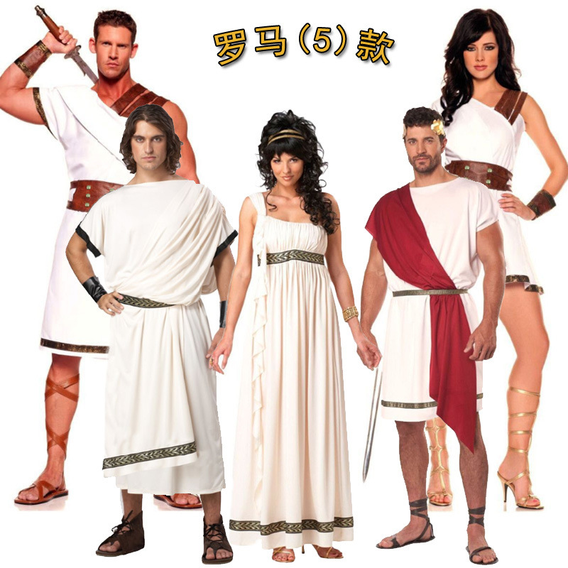 Halloween ancient Rome ancient Greek gladiator costume couple outfit Roman swordsman cosplay costume