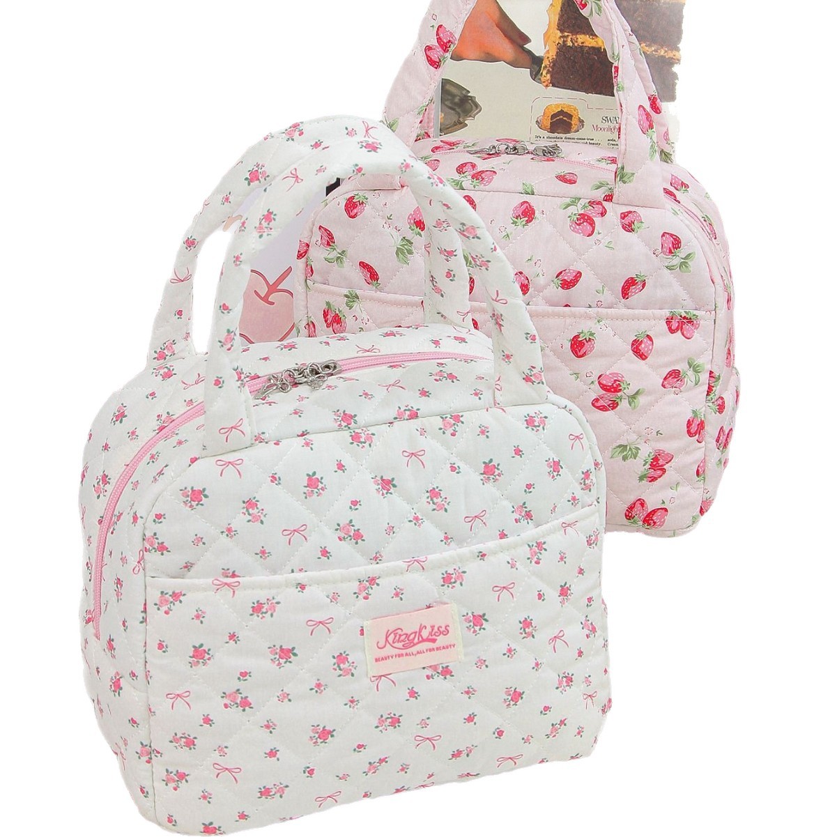 Bolsa Térmica Porta Alimentos de Poliéster Aislado y Portátil para Picnic