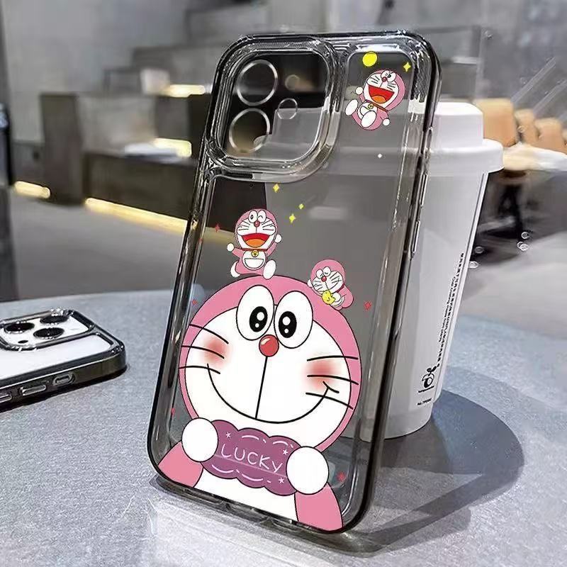 Funda para teléfono iphone16promax para pareja transparente Apple 15 anti-caída 14pro Japón y Corea 13/12 lindo