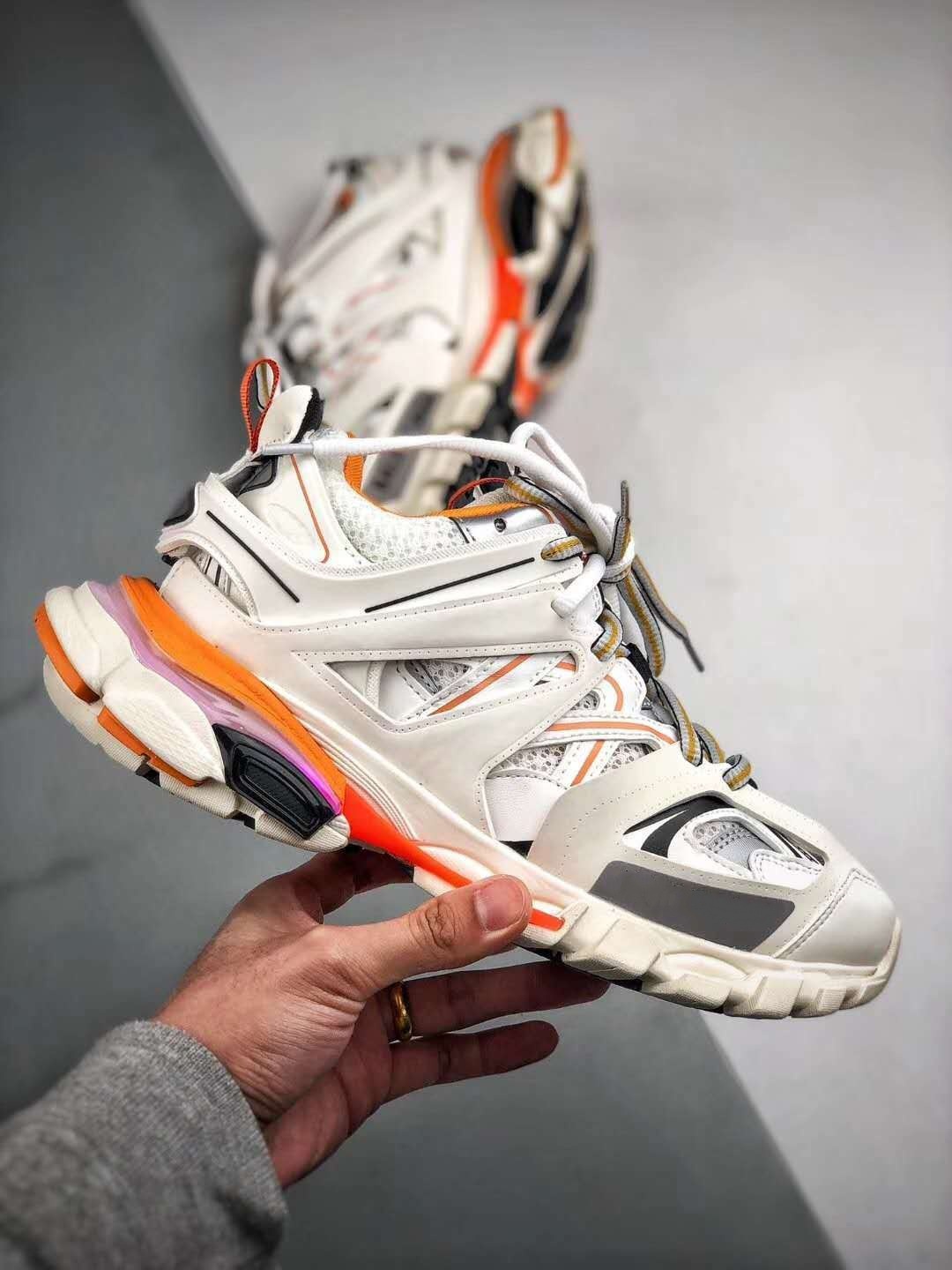 Balenciaga Track White Orange 542023 W1GB1 9059