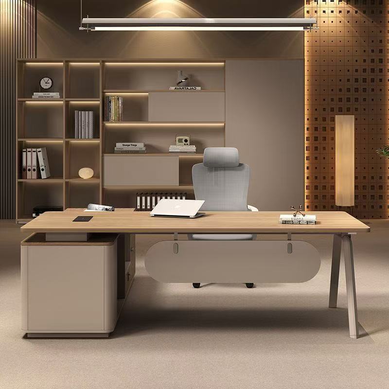 Modern Executive Boss Desk, Simple Modern Office Desk, Executive Computer Desk, Office Furniture, Office Desk
