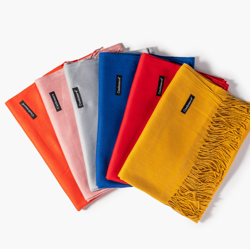 仿羊绒围巾女秋冬保暖外搭日韩甜美礼品时尚披肩厂家直销羊绒质感