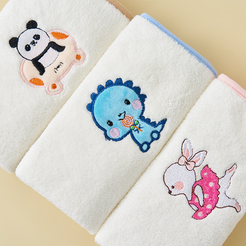 Children's washing towels, baby drool cloths, kindergarten face towels, waterproof aprons, baby bibs, wholesale