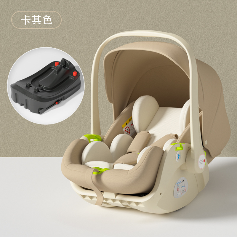 Newborn baby car safety basket adjustable car child safety seat 0-15 months baby coax sleeping basket