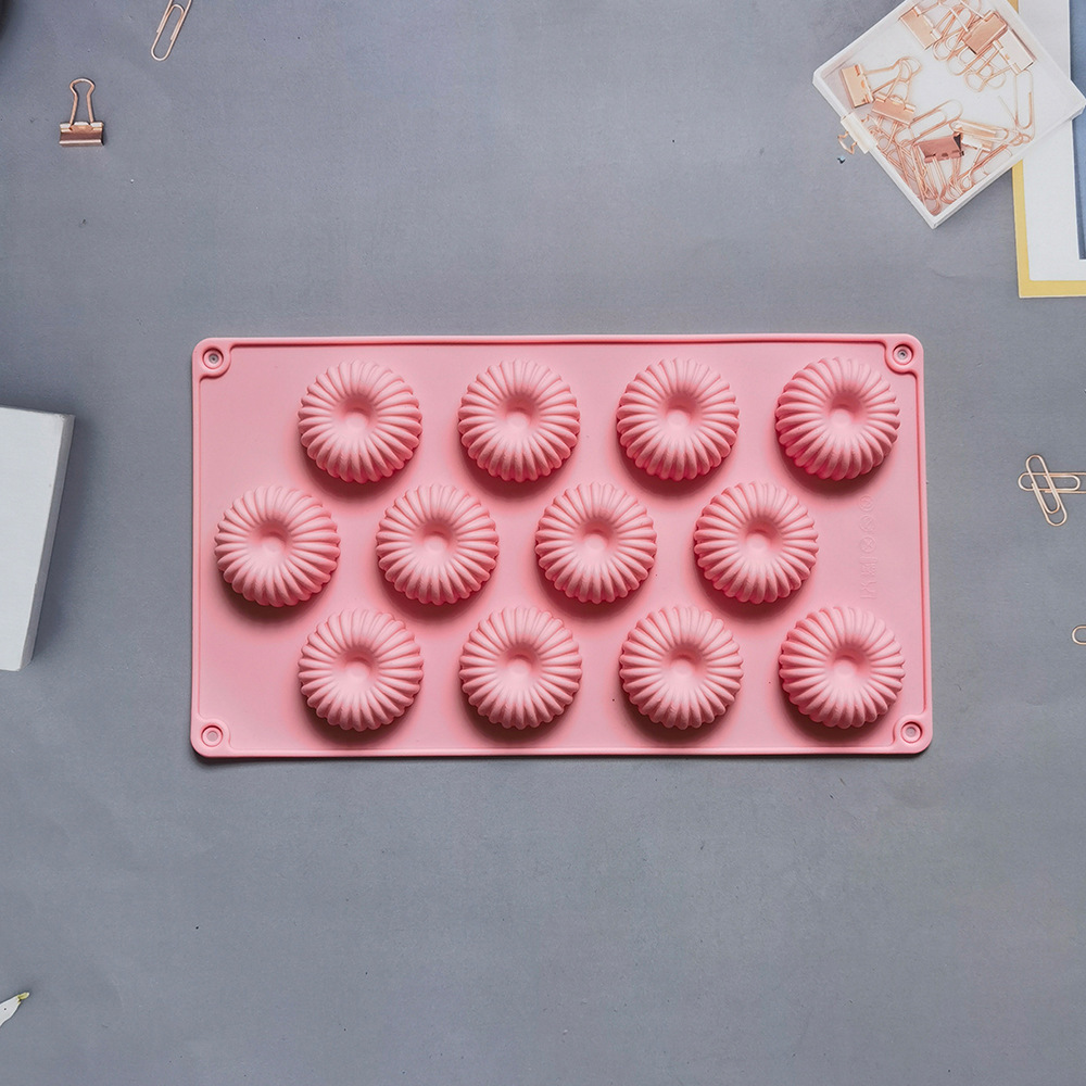 12 donuts de encaje 343 dulces pudín molde de postre pastel de decoración inserto utensilios de cocina para hornear
