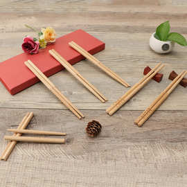 折叠筷子天然竹筷便携伸缩户外露营双节可拆卸竹制无漆无蜡竹筷子