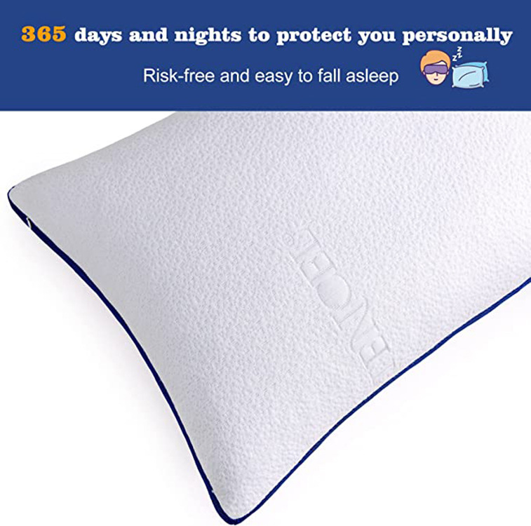 Suministro directo de fábrica núcleo de almohada de Amazon relleno de esponja de memoria rota dormitorio transfronterizo procesamiento de hotel personalizado