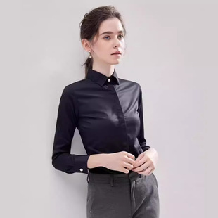 �羳���R�d TikTok Temu Women's Long Sleeve Shirt Silk Ice Si