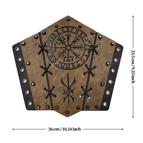 Cross-border temu Amazon Medieval Viking bucket nail wristband knight COSPLAY stage costume props