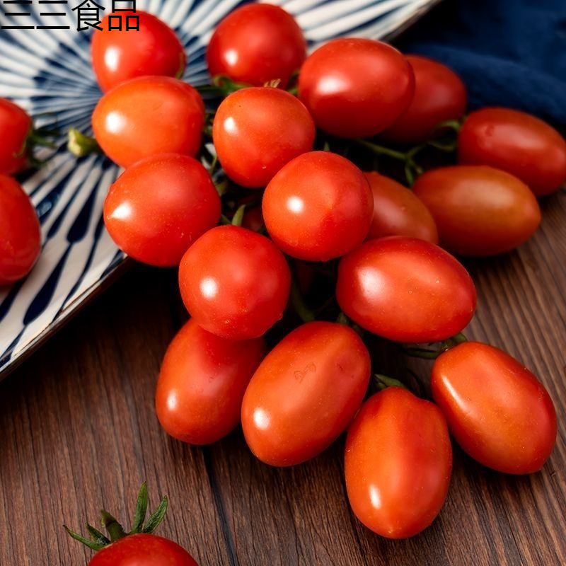 圣女果酸甜樱桃番茄一整箱小番茄正小西红柿新鲜应季水果红色工厂