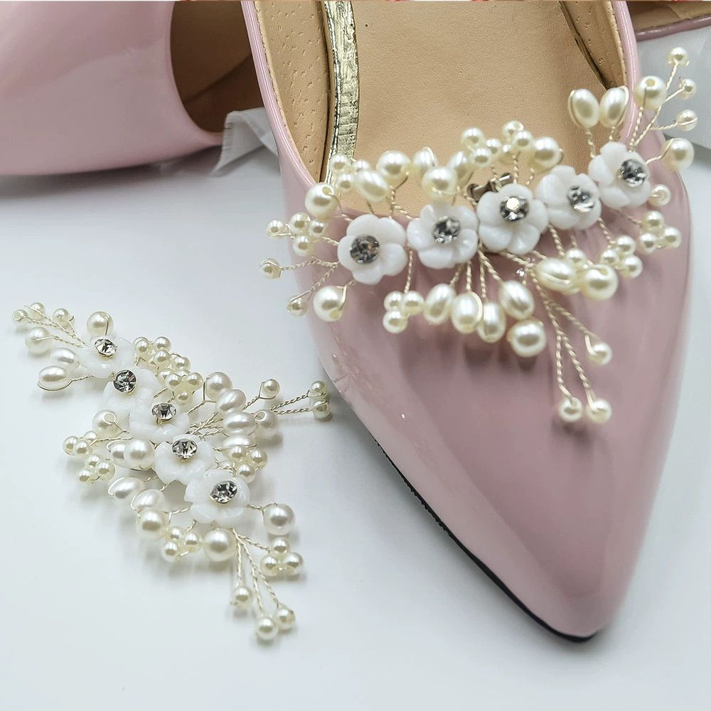 Съемная свадебная обувь с цветочной оболочкой