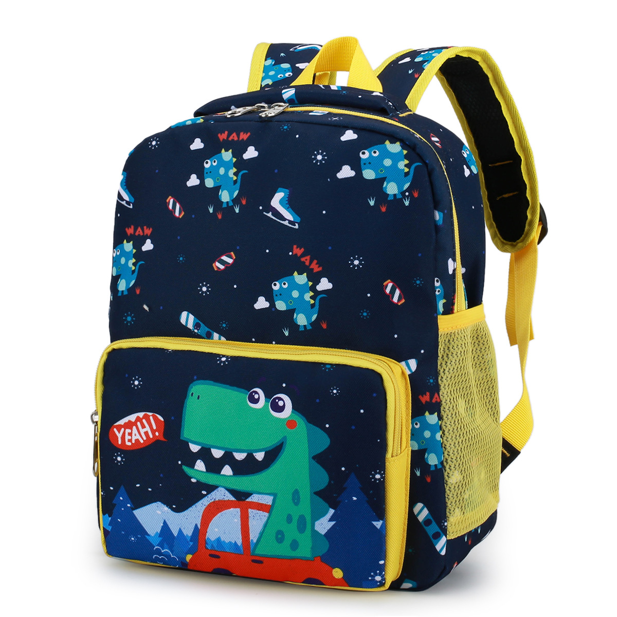 Mochila pequeña dinosaurio comercio exterior dibujos animados lindos mochila para reducir la carga de la primera clase 2 - 6 años mochila jardín de infantes