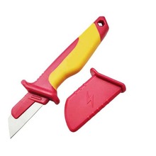 10万伏电工刀绝缘刀剥线刀直刀电线割刀多功能直刀