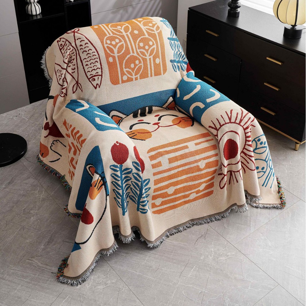 Sofá de primera clase de cápsula espacial Chihua cubierta de sofá cubierta única cubierta de cubierta completa antideslizante manta de sofá toalla de sofá