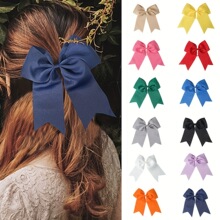 L 76290 Ribbon Fishtail Double Layer Bow Hair Clip ˫��Ʈ��