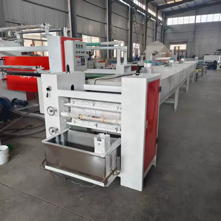 网格布热胶胶浸胶机定制树脂胶定型砂布浸胶机配套6米烘道涂布机