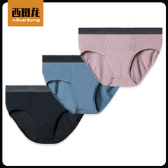 Men's Spring and Summer New 80s Seamless Modal Tri-Shape Pants, Taobao Trend Brand Mid-Waist U-Shape with Pouch Underwear Head AD307