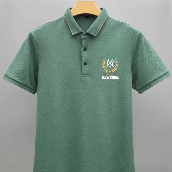 POLO fir men's short sleeve T2023 spring and summer new leisure lapel slim all-match foreign trade Golf