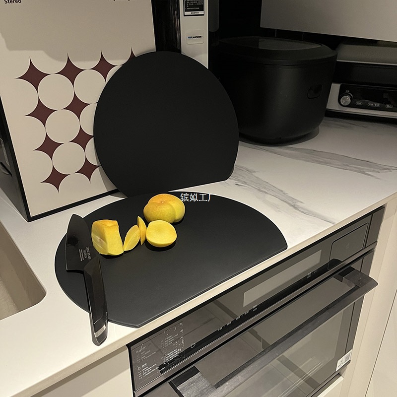 Elevi Semi-Circular Kitchen Tpu Sticky Board Household Double-Sided Antibacterial and Mildew-Proof Fruit Cutting Board Cutting Board Chopping Board