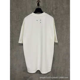 年底清仓毒家现货天花板MM6 马啦拉 25ss 前后4点刺绣破洞重磅男