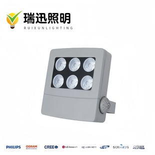 Factory Direct 18W36W54W Outdoor Waterproof Led Square Floodlight a Beam of Light Narrow Beam Project Light Spotlights