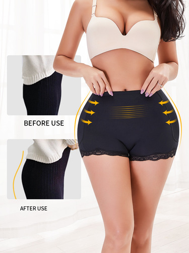 TOPMELON fat woman sponge body shaping plump buttocks wavy lace body-lifting underwear A199B