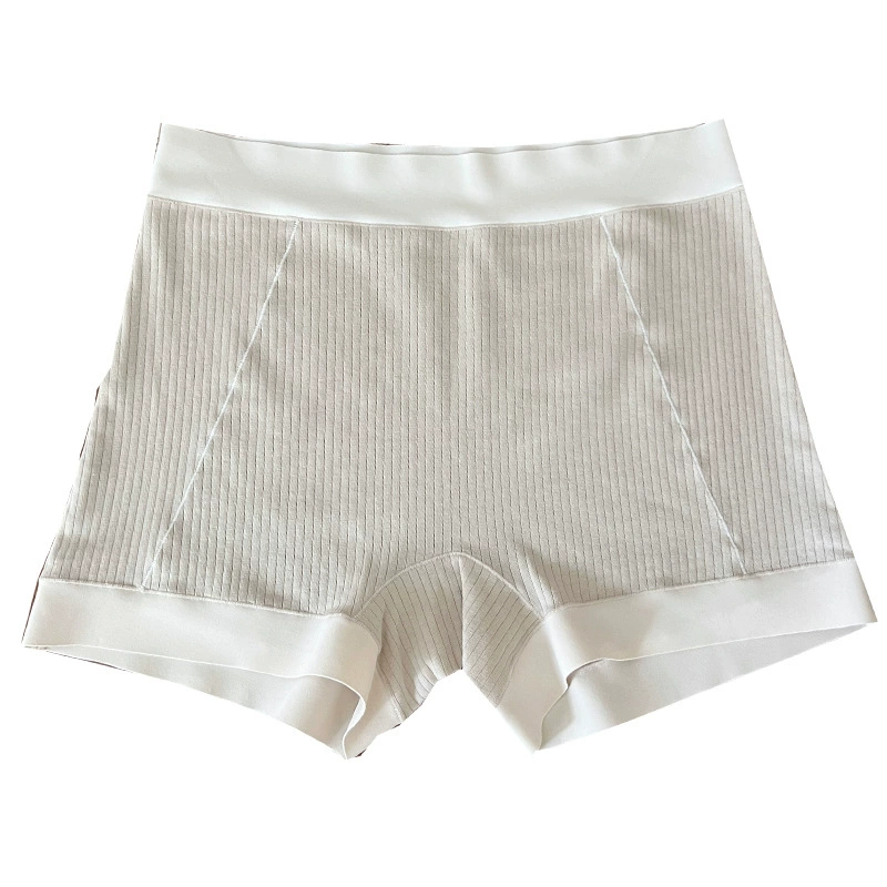 Breathable Antibacterial Cotton Safety Boxers, Hip-Accented, 100% Cotton Crotch, One Size