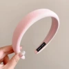 Fuchsia sponge headband