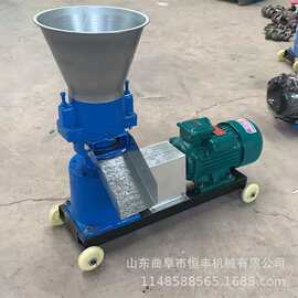 平模颗粒干进出厂家用大型秸秆牛羊草粉精饲料机图片青草制粒机