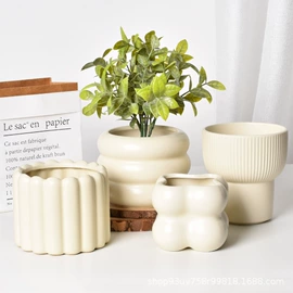 花盆容器;陶瓷工艺品;花盆装饰