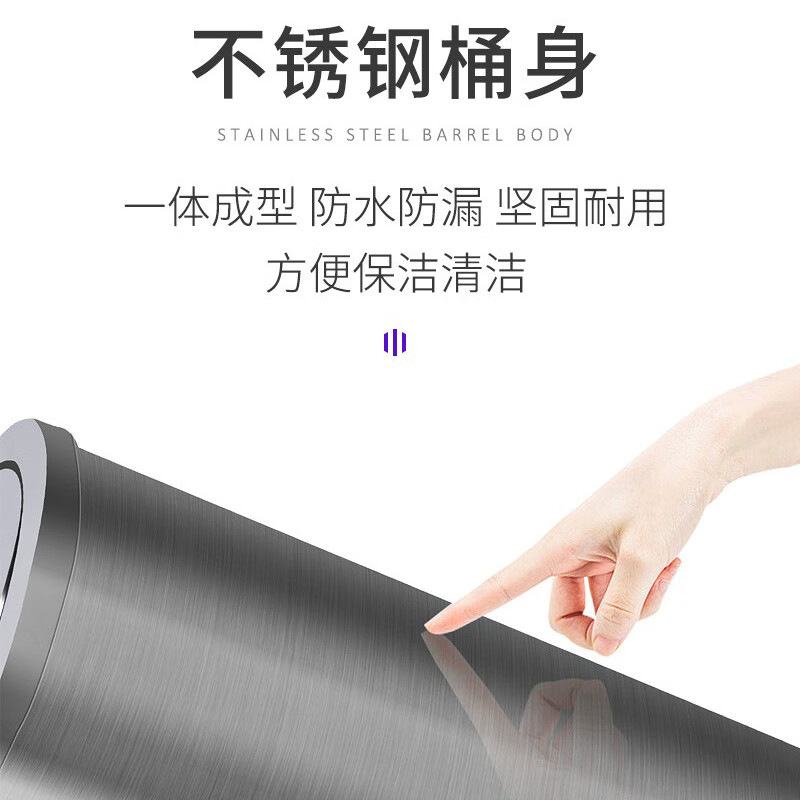 Hotel de acero inoxidable cubo de basura redondo con cenicero empresa hotel vertical pasillo elevador cubo de fumadores