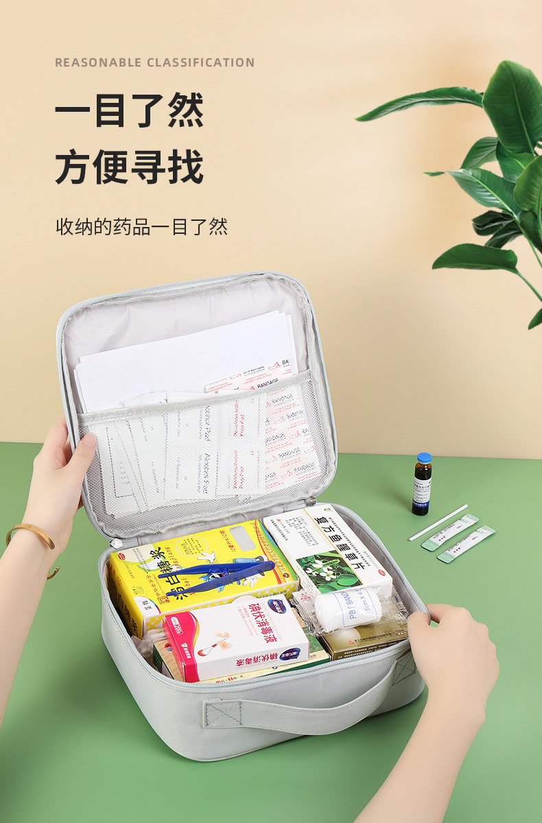 便携医药包布艺医疗箱旅行医疗急救包家用户外应急儿童学生健康包-阿里巴巴