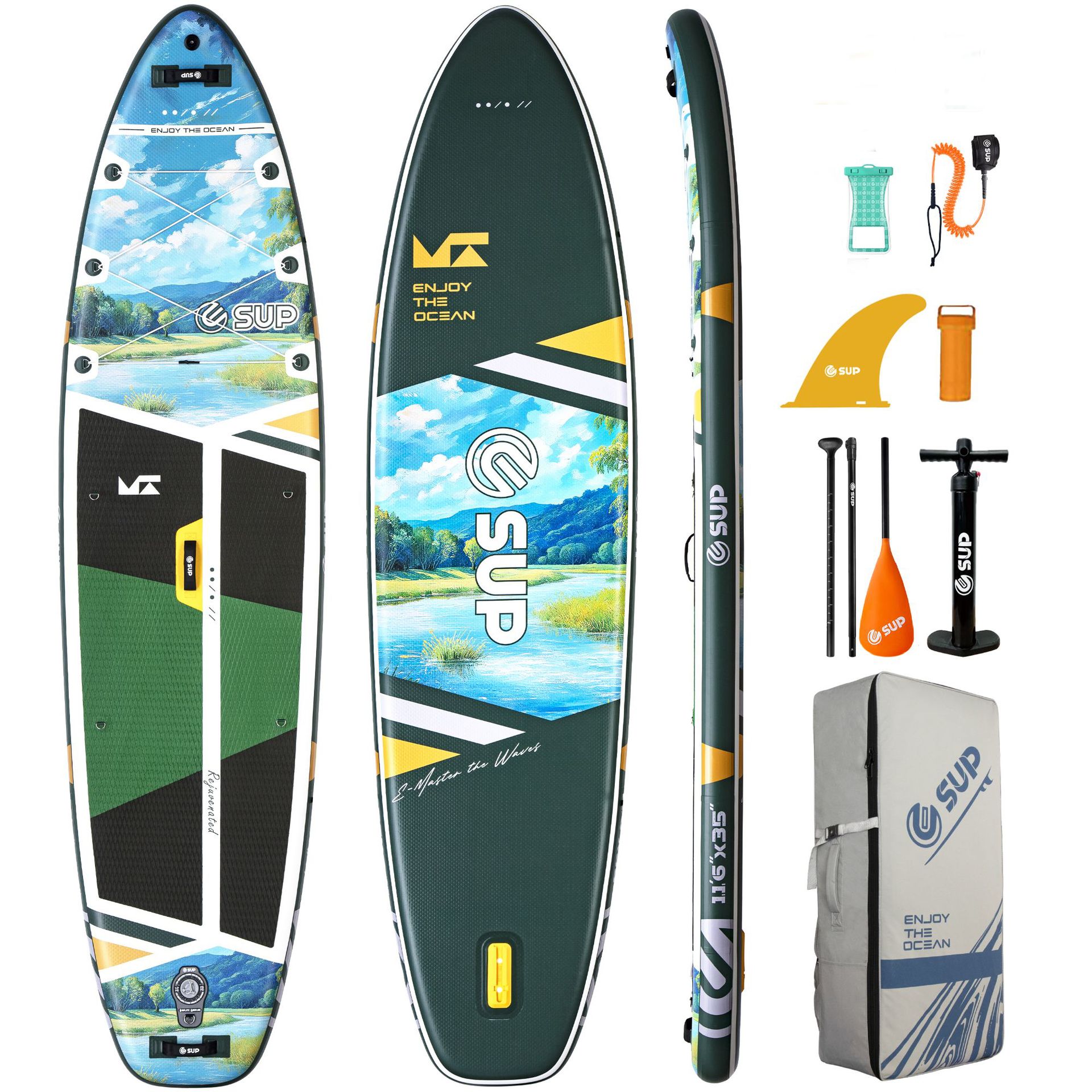 SUP-доска ESUP надувная красная