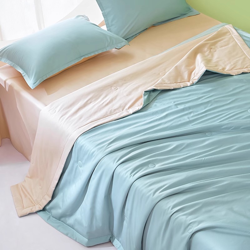 100 colchas de algodón de fibra larga, colchas de verano de algodón, colchas de aire acondicionado, colchas frescas de verano, colchas finas de algodón, colchas de algodón de verano, lavables a máquina